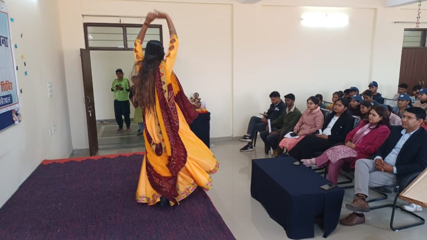 शिविर के पांचवें दिन नशा मुक्ति एवं महिला सशक्तिकरण पर हुआ विशेष व्याख्यान