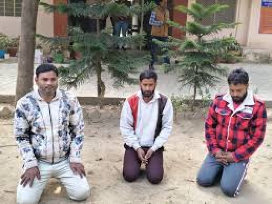 ढाई करोड़ की कॉपर चोरी मामला सुलझाया: तीन आरोपी गिरफ्तार, चोरी हुआ ट्रक और कॉपर बरामद