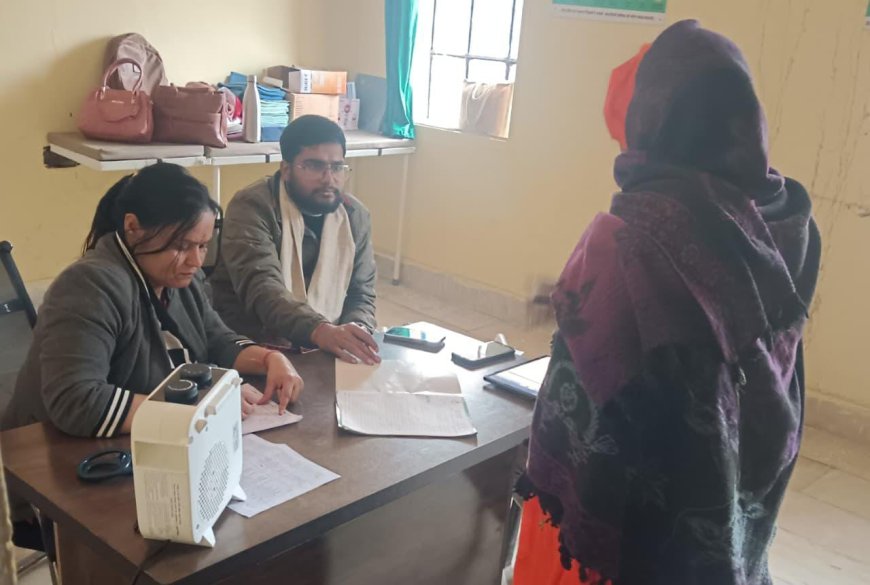 लुपिन फाउंडेशन के सानिध्य में बहतुकला पीएचसी पर स्वास्य शिविर का हुआ आयोजन