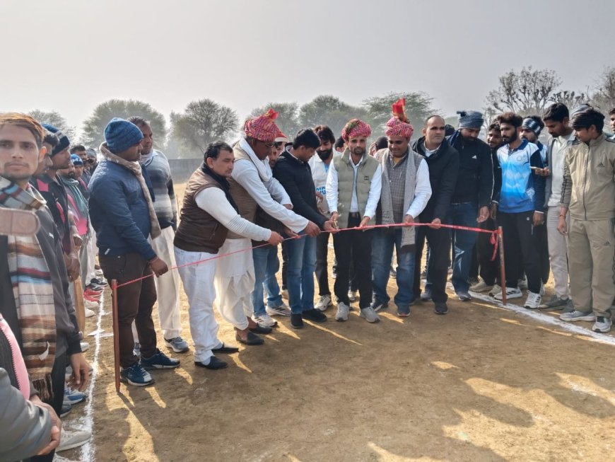 सकट टीम ने जीता पंचायत प्रीमियर लीग 2026 सीजन वन क्रिकेट प्रतियोगिता का उद्घाटन मैच