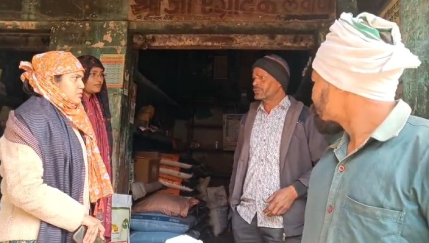 लवाण में यूरिया खाद की कालाबाजारी, टीम को देख विक्रेताओं के होश उडे; पीओएस मशीन व गोदाम की जांच कराने से इंकार