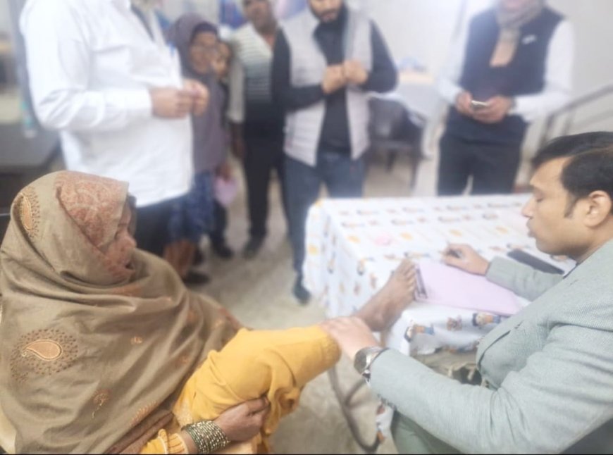 निशुल्क घुटना रोग चिकित्सा परामर्श शिविर आयोजित