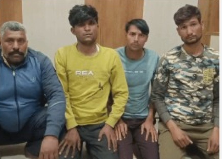 भरतपुर में खनन माफिया ने पुलिसकर्मियों को घेरकर पीटा:जब्त LNT मशीन छुड़ाकर ले गए,  4 अरेस्ट