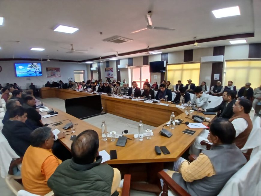भरतपुर के विकास में नहीं रहेगी कोई कोर कसर, सुझावों को करेंगे शामिल- जिला प्रभारी मंत्री