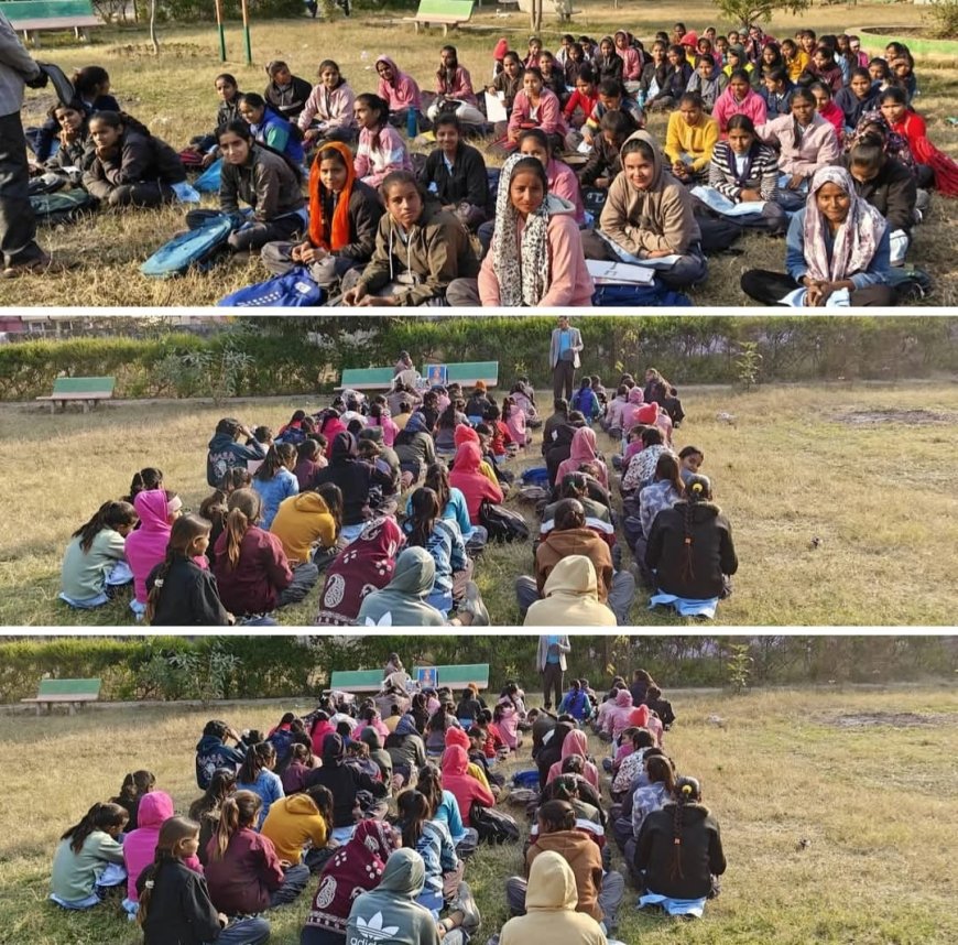 राजकीय बालिका उच्च माध्यमिक विद्यालय, वैर में 'कैरियर डे' का  आयोजन छात्राओं को भविष्य की राह चुनने के लिए किया गया प्रेरित