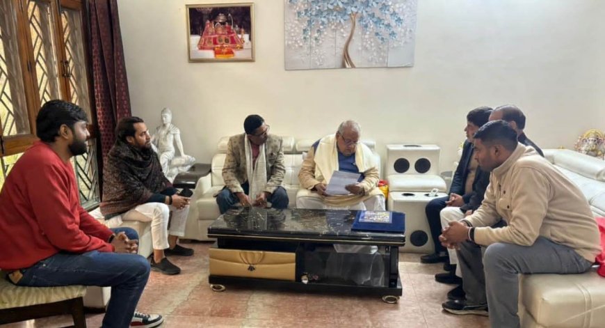 लोकतंत्र के चौथे स्तंभ को मिले कानूनी कवच:जर्नलिस्ट काउंसिल ऑफ इंडिया ने पूर्व राज्यपाल कलराज मिश्र से की सार्थक वार्ता