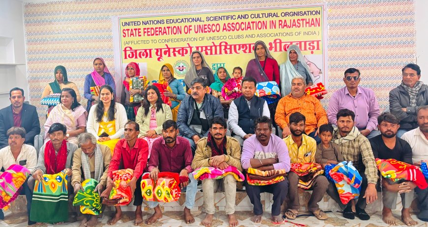 यूनेस्को ने गरीब व मजदूर परिवारों के साथ मनाई मकर संक्राति