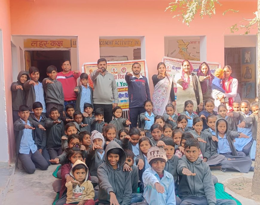 युवाओं को नशे से दूर रहने के लिए किया प्रेरित; नशा नाश की जड़ - शर्मा