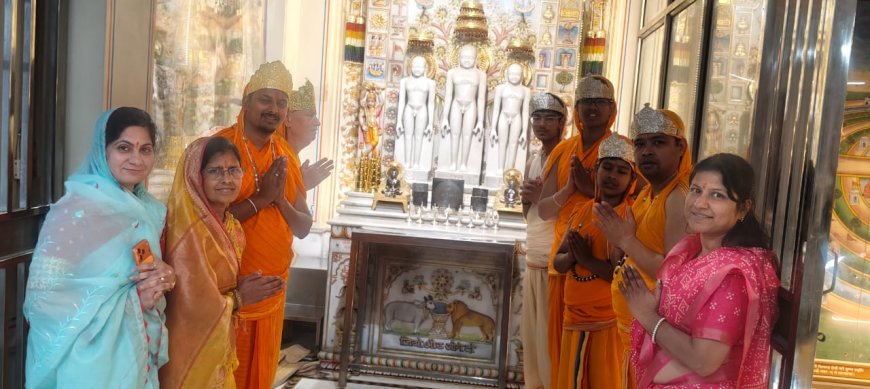 गायत्री नगर में प्रथम तीर्थंकर भगवान ऋषभदेव का मोक्ष कल्याणक मनाया