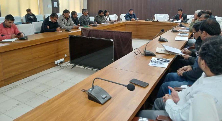 फसल कटाई प्रयोग प्रशिक्षण रबी 2025-26  जिले के प्राथमिक कार्यकर्ताओं को दिया गया प्रशिक्षण