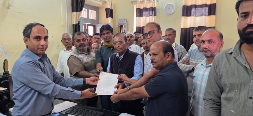 नाला निर्माण में देरी से तखतगढ़ के व्यापारी आक्रोशित' संवेदक पर धमकी देने का आरोप, 25 जनवरी से बाजार बंद की चेतावनी