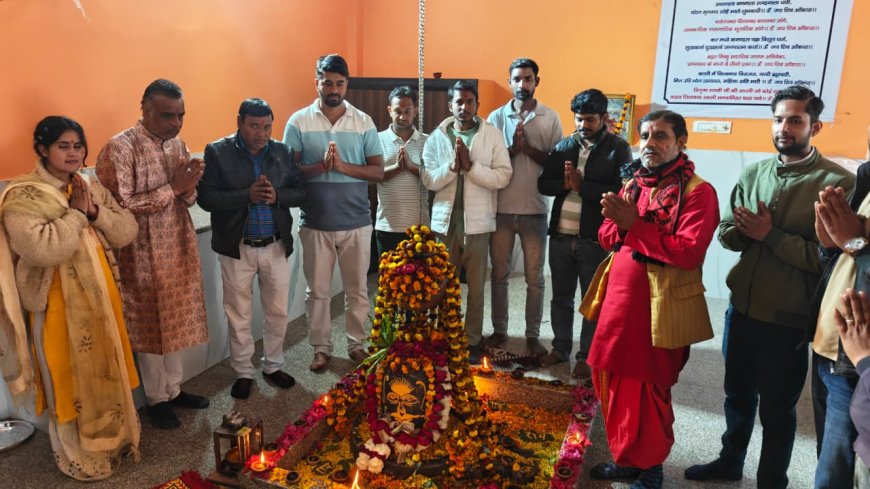 सकराय धाम में शिवनाथ महाराज के समाधि दिवस पर भंडारे का हुआ आयोजन
