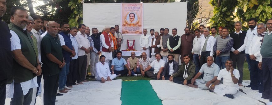 पूर्व केबिनेट मंत्री राज के पुरोहित को सिरोही में दी भावपूर्ण श्रद्धांजलि; जनसेवा, संघर्ष और सिद्धांतों से भरा जीवन रहा प्रेरणास्रोत