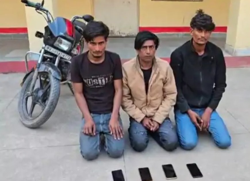 साइबर ठग गैंग का पर्दाफाश:3 बदमाश गिरफ्तार; सस्ते पशु, कपड़े और गाड़ियां बेचने का देते थे झांसा