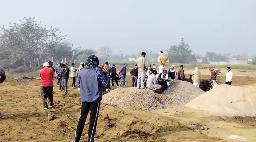 नगरपालिका क्षेत्र के मानखेडा में एफएसटीपी प्लांट को लेकर ग्रामीणों ने किया विरोध प्रदर्शन,  ग्रामीणों की प्लांट का स्थान बदलने की मांग