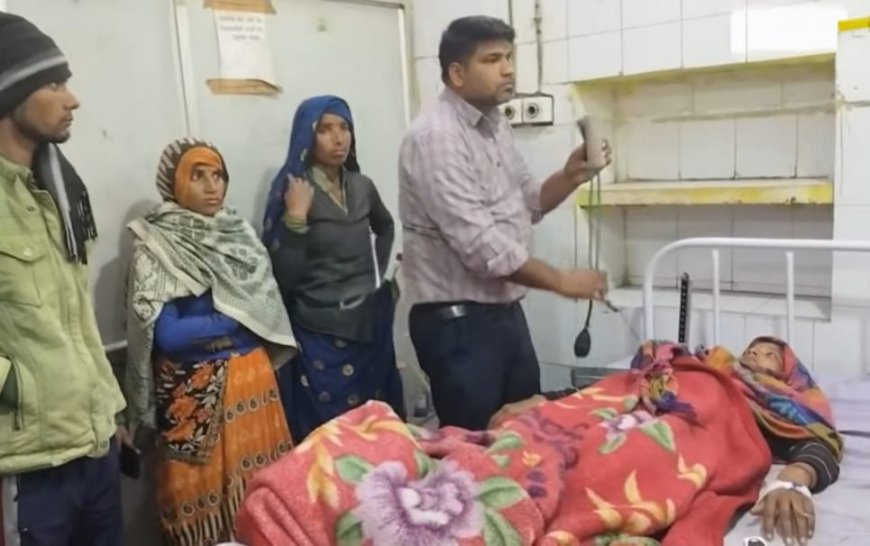 आकाशीय बिजली गिरने से महिला चपेट में आकर झुलसी, एक भैंस की मौके पर मौत