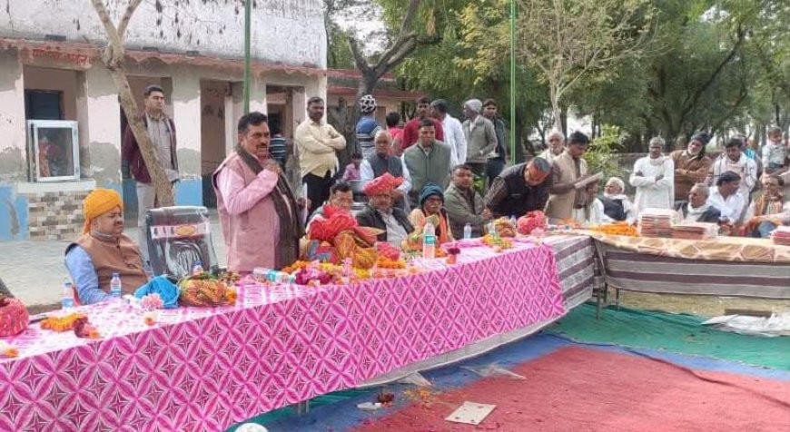 नवगठित ग्राम पंचायत दयालपुरा में ग्रामीणों ने विधायक खींची का किया भव्य स्वागत सम्मान 