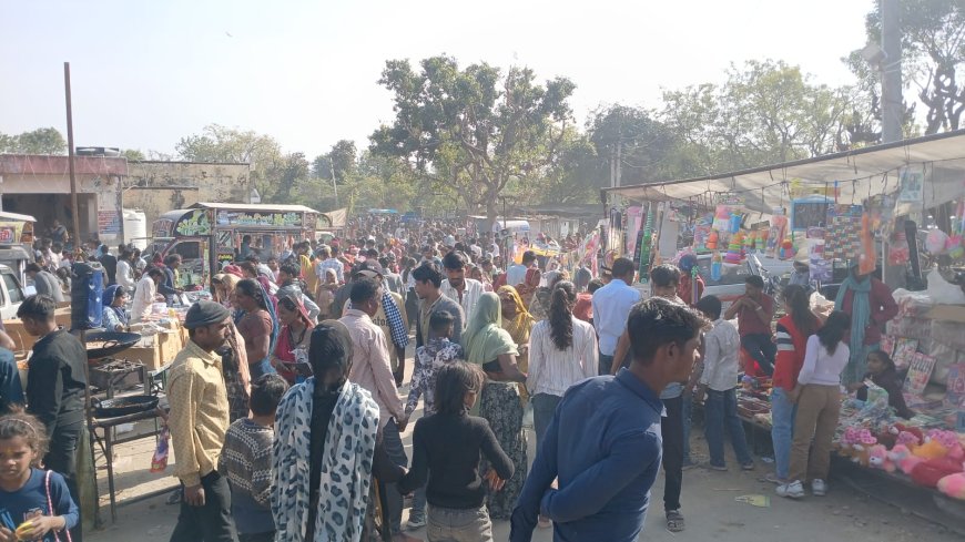 बासड़ा  के देवनारायण मंदिर मयसाता पर एक दिवसीय मेले का हुआ आयोजन