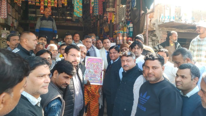 कठूमर में भारत स्काउट्स एंड गाइड्स के मुख्य राष्ट्रीय आयुक्त केके खंडेलवाल का किया भव्य स्वागत