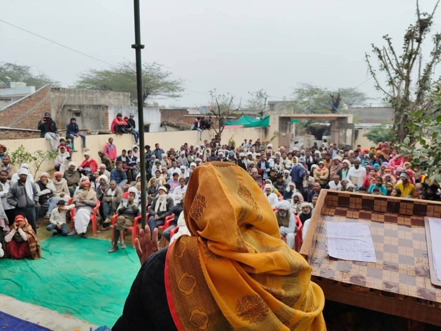 कांग्रेस पार्टी मनरेगा को कमजोर करने के किसी भी प्रयास को सफल नहीं होने देगी: संजना जाटव