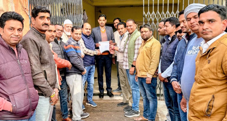 नगर कांग्रेस कमेटी अंता ने SIR में गलत आपत्तियों की पारदर्शी जांच  मांग को लेकर उप जिला कलेक्टर को सौंपा ज्ञापन