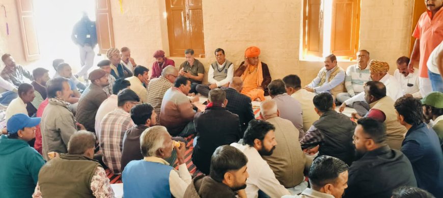 श्री निम्बेश्वर महादेव पशु मेला 2026 के सफल आयोजन हेतु बैठक का आयोजन