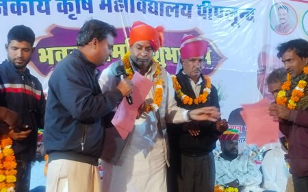 कृषि मंत्री का दौरा निरस्त, विधायक गोपीचंद मीणा ने किया राजकीय कृषि महाविद्यालय भवन का शिलान्यास