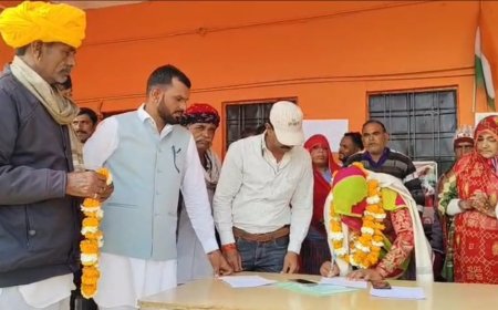 हाईकोर्ट से राहत के बाद ममता जाट की वापसी, 7 माह बाद फिर संभाला पंडेर ग्राम पंचायत का प्रशासकीय पद