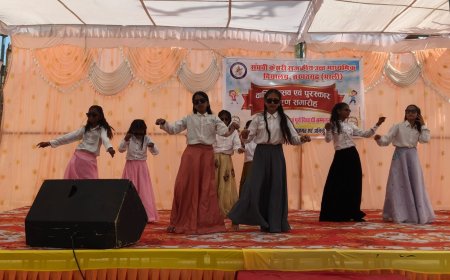 संघवी केसरी राजकीय उच्च माध्यमिक विद्यालय में वार्षिकोत्सव का भव्य आयोजन