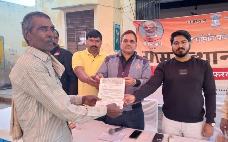 ग्राम पंचायत जघीना में ग्राम उत्थान शिविर बना ग्रामीण सशक्तिकरण का मजबूत आधार