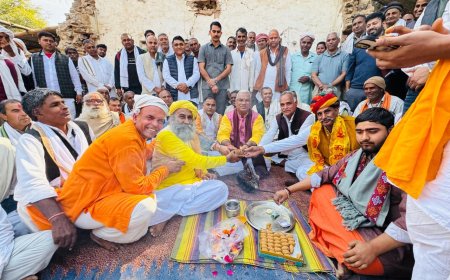 जवाहर सिंह बेढम ने आदिबद्री मे किया  65.55 लाख रूपये की पेयजल योजना का शिलान्यास