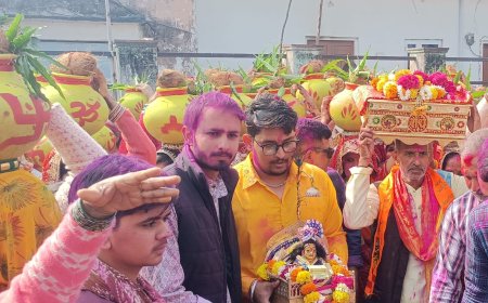 ग्राम मसारी में श्रीमद्भागवत कथा का भव्य शुभारंभ