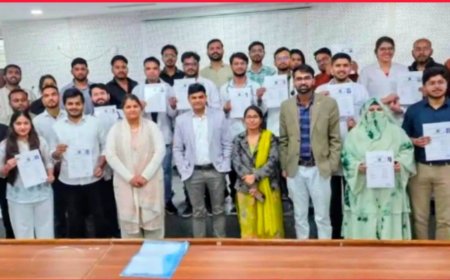 विदेश से पढ़ाई और बारां में प्रशिक्षण: एफएमजीई डॉक्टरों की इंटर्नशिप पूरी, अब संभालेंगे मानवता की सेवा का जिम्मा