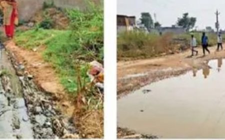 गीता कॉलोनी में बीस साल बाद भी नहीं सुधरे हालात, न सड़क न पानी निकासी की व्यवस्था