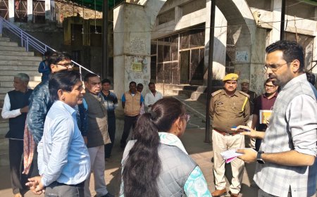 जिला कलक्टर ने किया विभिन्न विकास कार्यों का निरीक्षण; बंध बारैठा में पर्यटन सुविधाओं एवं कैलादेवी मेला की तैयारियों का लिया जायजा