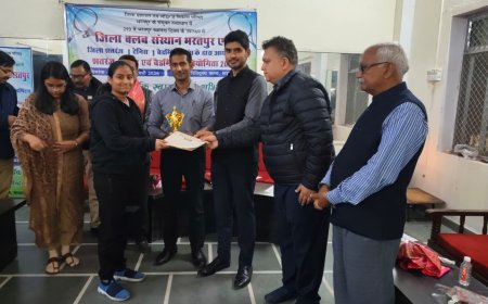 293वें भरतपुर स्थापना दिवस पर जिला स्तरीय खेल प्रतियोगिताओं का सफल आयोजन