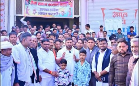 सैनी समाज की जन हुंकार: 11 सूत्री मांगों को लेकर महुवा से जयपुर कूच, 25 फरवरी को विधानसभा घेराव का ऐलान