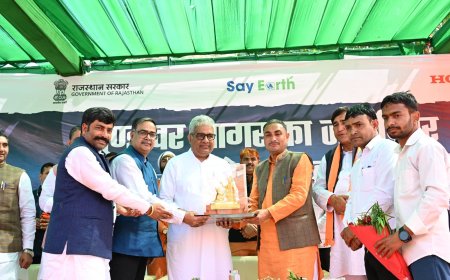 केंद्रीय मंत्री भूपेंद्र यादव ने मुण्डावर में सागर जलाशय जीर्णोद्धार कार्य का किया शिलान्यास, जल संरक्षण को बताया सबसे बड़ी प्राथमिकता