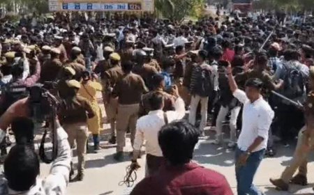 PSIT कैंपस बना रणक्षेत्र, छात्र की मौत के बाद भारी बवाल, ACP ने छात्रों को दौड़ाकर पीटा: लाठीचार्ज में कई छात्र घायल, 8 मार्च तक कॉलेज बंद