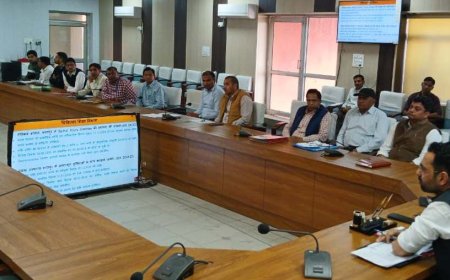 सरकार की बजट घोषणाओं की क्रियान्विति की समीक्षा बैठक