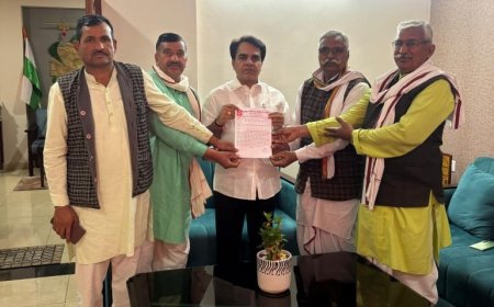 विधायक राजेंद्र मीणा से मिले पूर्व सैनिक संगठन के पदाधिकारी, शहीद स्मारक हेतु बजट आवंटन की मांग