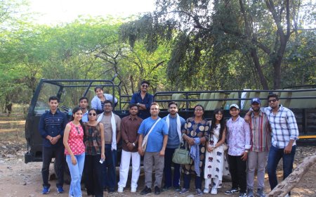 संगम विश्वविद्यालय के विद्यार्थियों का रणथंभौर  में शैक्षणिक भौगोलिक भ्रमण