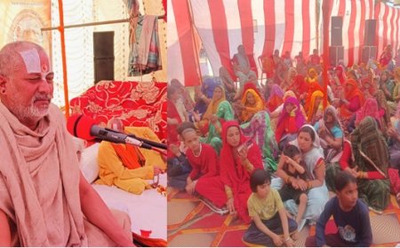 श्री लटूरियां हनुमान आश्रम पर रामकथा का आयोजन जारी'   धर्म-मर्यादा और आदर्ष जीवन के सिद्वान्त सिखाती रामकथा