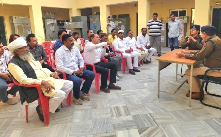 आगामी त्योहारों को लेकर मकराना थाने में सीएलजी बैठक संपन्न, शांति और भाईचारे की अपील