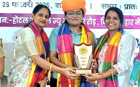 भारतीय रेलवे सैनी संस्था द्वारा होली मिलन एवं प्रतिभा सम्मान समारोह आयोजित, नेशनल एथलीट पूजा सोलंकी का किया सम्मान