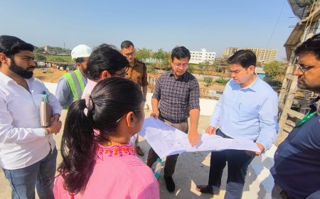 केंद्रीय पर्यावरण वन एवं जलवायु परिवर्तन मंत्री कि टीम एवं स्थानीय प्रशासन ने किया एसटीपी साइट का निरीक्षण, दिए आवश्यक निर्देश