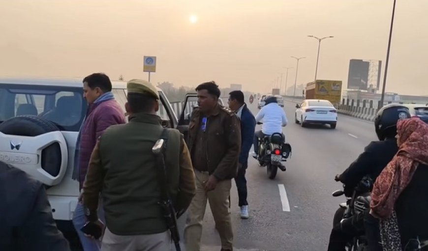 ​हापुड़: हाईवे पर फिल्मी अंदाज में 64 लाख की बड़ी लूट, राजस्थान के चावल व्यापारी से बैग छीनकर बदमाश फरार