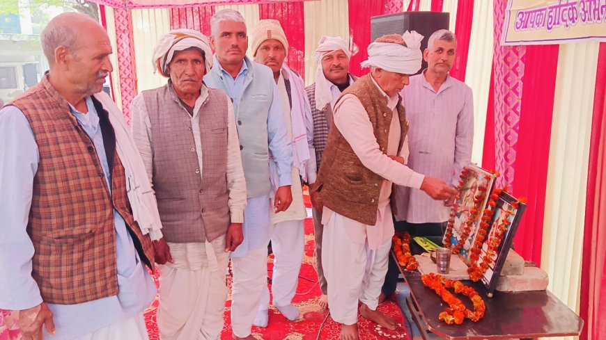 धरसौनी में भजन-जिकडी का शुभारम्भ; जिकडी भारतीय संस्कृति की पहचान