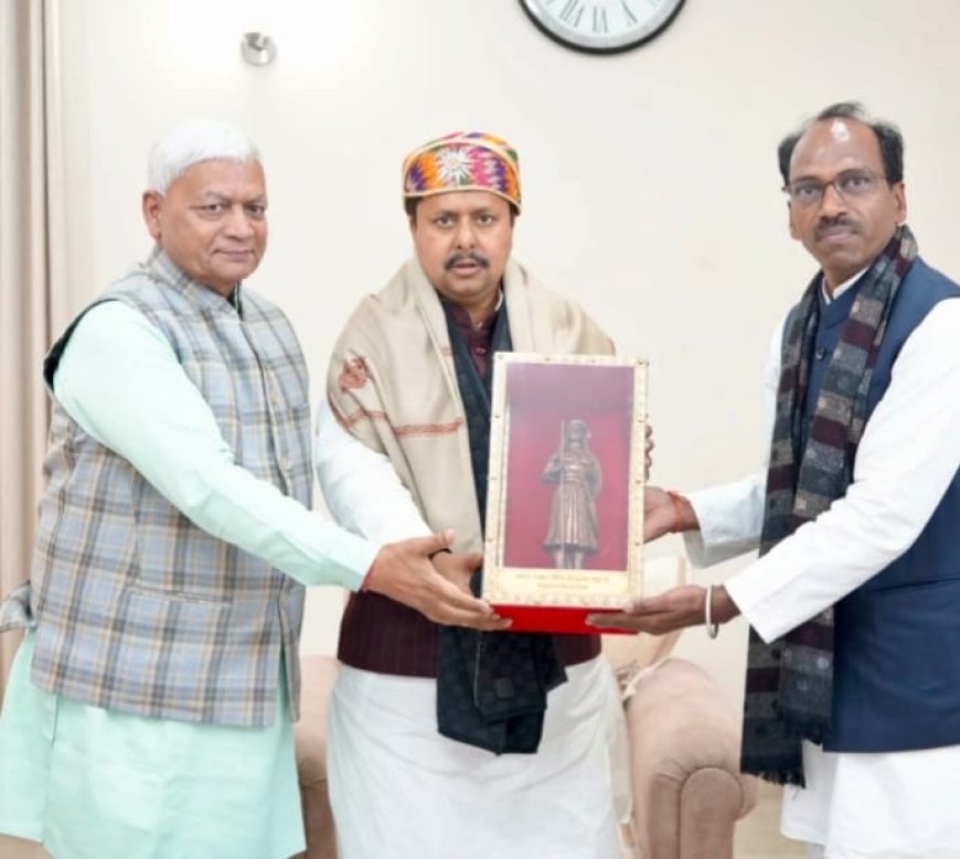 सांसद अग्रवाल ने की भाजपा के राष्ट्रीय अध्यक्ष नितिन नबीन से शिष्टाचार भेंट