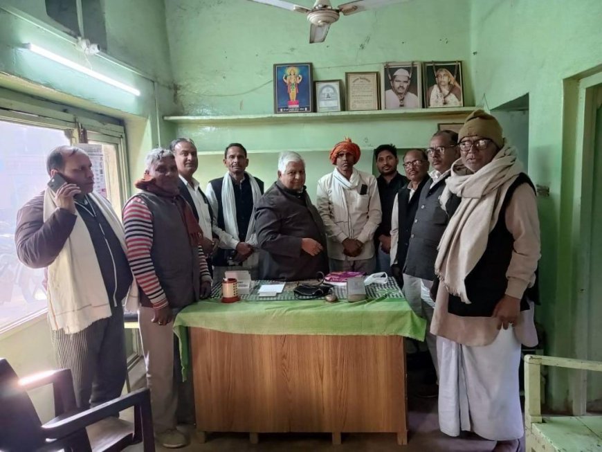 राजेश पायलट किसान संगठन के द्वारा प्रताप सिंह डीग जिलाअध्यक्ष पद पर नियुक्त